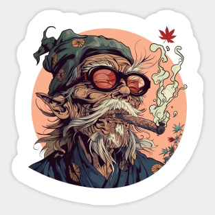 Weedy Old Sticker